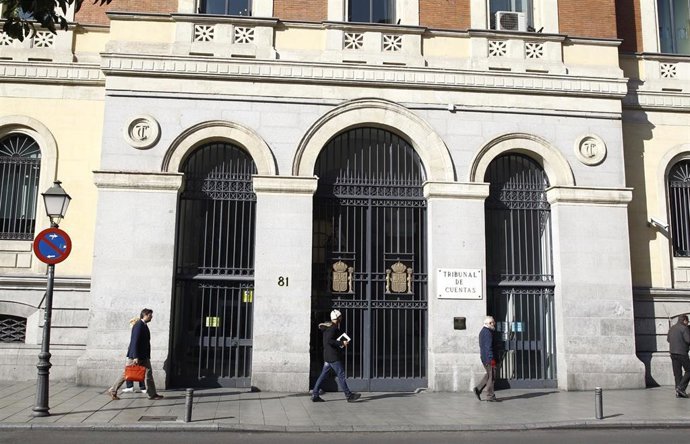 Archivo - Fachada del Tribunal de Cuentas