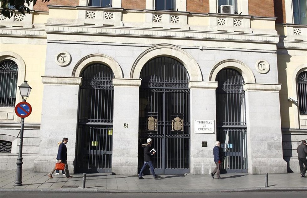 Archivo - Fachada del Tribunal de Cuentas