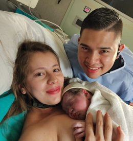 Mahelet, primera riojana del año 2023, nacida a las 00,54 horas en el Hospital San Pedro de Logroño