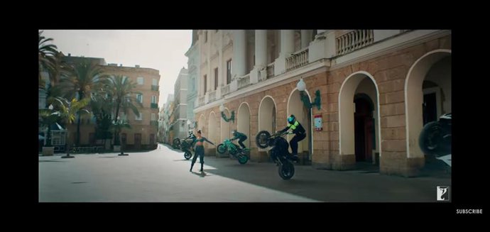 Rodaje de 'Pathaan' en Cádiz capital.