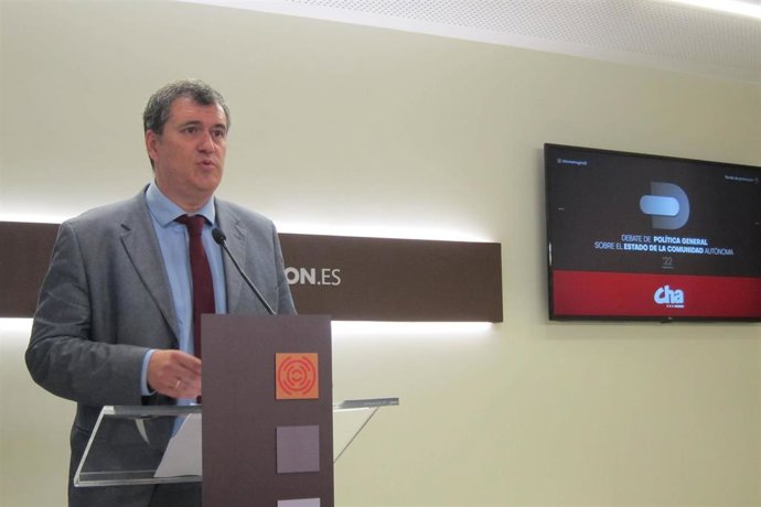 Archivo - El presidente de CHA, Joaquín Palacín.