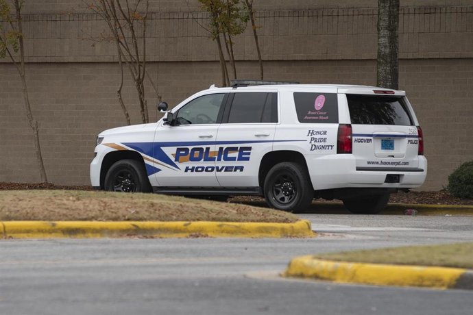 Un coche de Policía en Hoover,  Alabama (EEUU)