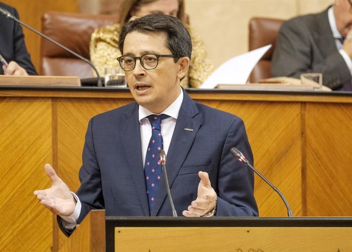 Archivo - El parlamentario andaluz del PP de Almería, Manuel Guzmán