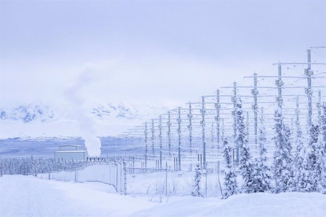 Antenas del complejo HAARP en Alaska