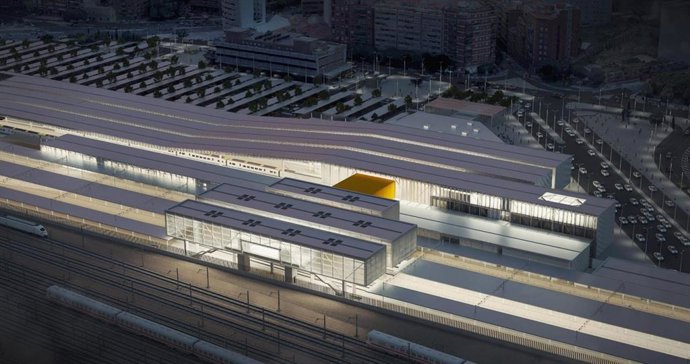 Render de la nueva estación de Joaquín Sorolla de ADIF