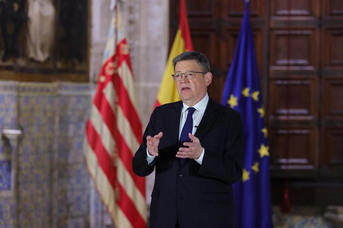 Ximo Puig durante su discurso de Fin de Año