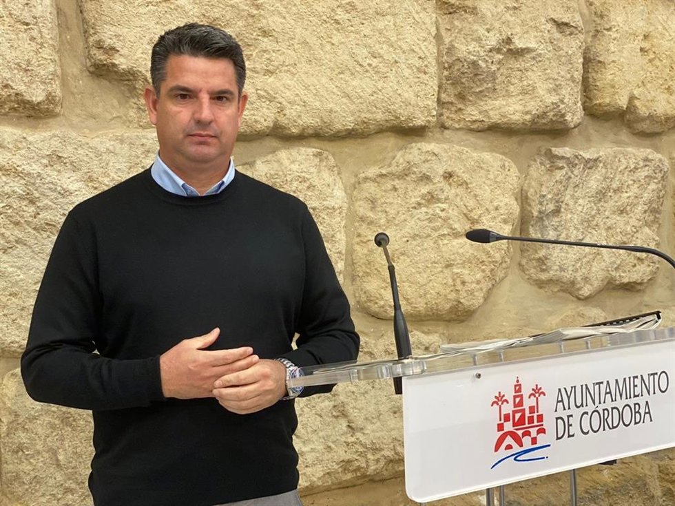 El portavoz de IU en el Ayuntamiento de Córdoba, Pedro García, en una foto de archivo.