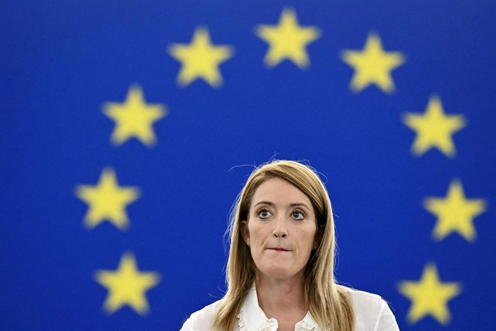 Roberta Metsola, presidenta del Parlamento Europeo