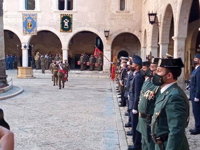 Archivo - Celebración de la Pascua Militar en enero de 2022 en el Palacio de la Almudaina.