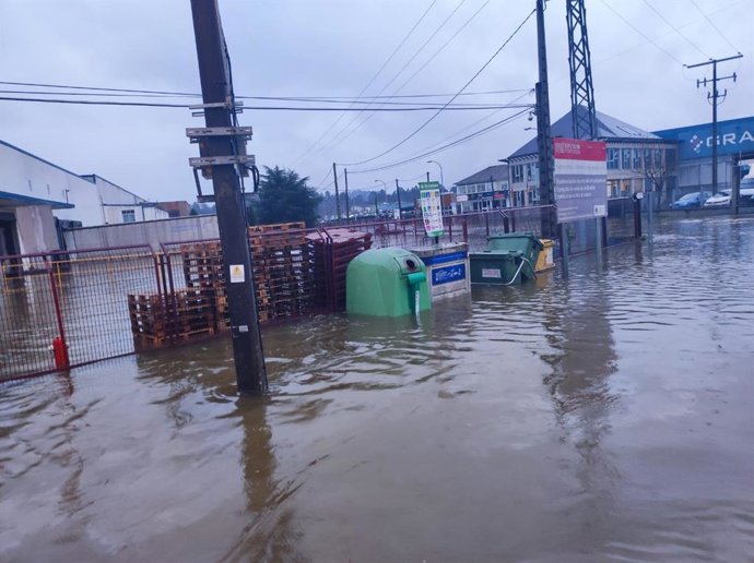 Inundaciones en Salceda de Caselas (Pontevedra)