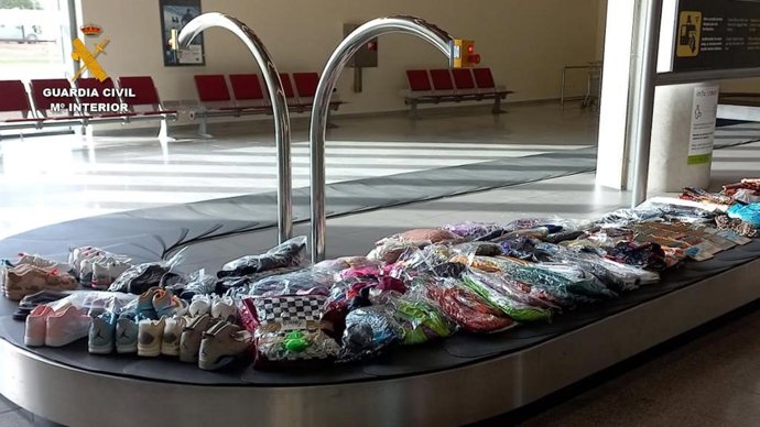 Imagen de los enseres incautados