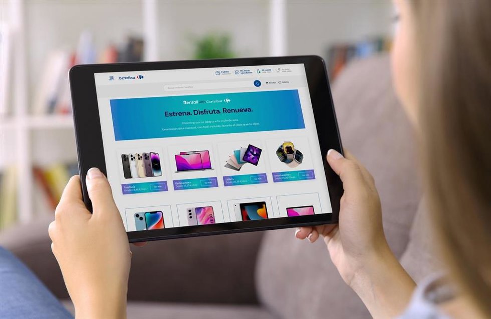 Carrefour lanza un servicio de renting