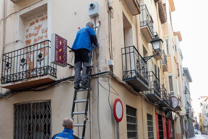 Instalación de cuatro nuevas cámaras para reforzar la seguridad ciudadana en el Casco Histórico