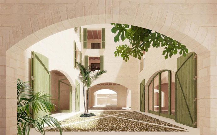 Proyecto de las viviendas públicas en Es Castell, en Menorca.