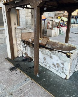 Destrozan y queman parte del Belén a tamaño real expuesto en Los Molinos