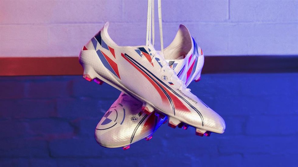 Puma presenta unas botas de fútbol inspiradas en los BMW de carreras.