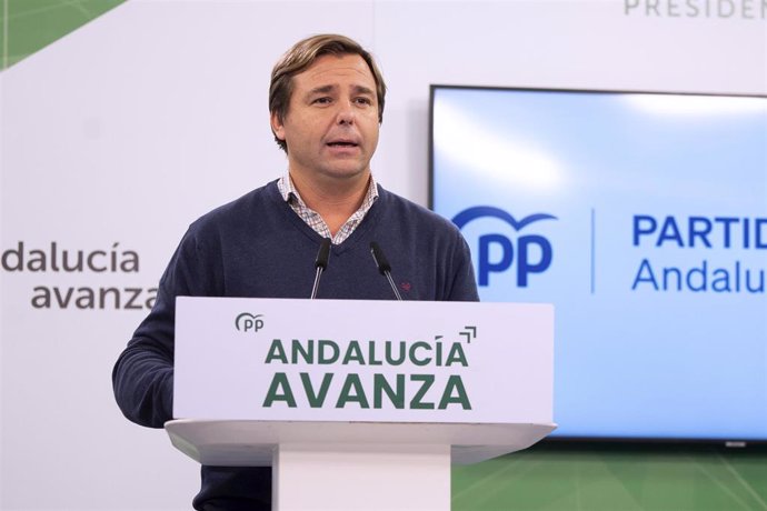 El secretario general del Partido Popular en Andalucía, Antonio Repullo, en una fotografía de archivo