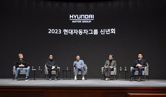 Reunión de año nuevo de Hyundai Motor Group en Namyang (Corea del Sur)