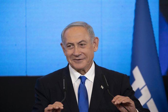 Archivo - El primer ministro de Israel, Benjamin Netanyahu