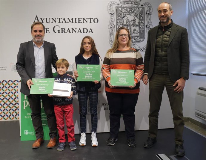 Galardonados en el concurso.