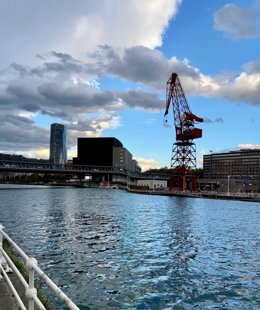 Nubes y claros en Bilbao, Bizkaia
