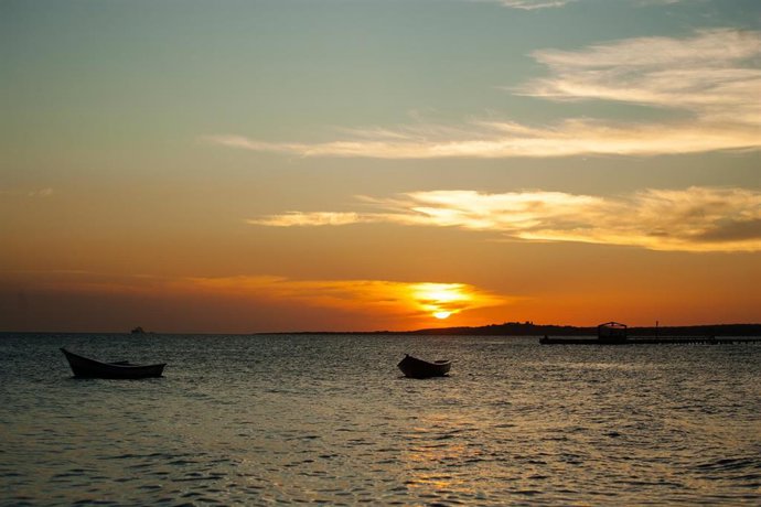 Playa de El Yaque, isla Margarita (Venezuela)