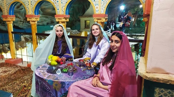 Imagen de una de las escenas del Belén Viviente de Beas (Huelva).