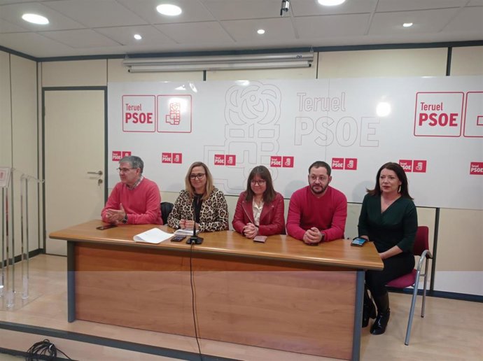 Responsables del PSOE-Teruel