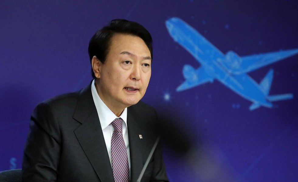 Archivo - El presidente de Corea del Sur, Yoon Suk Yeol, en Seúl