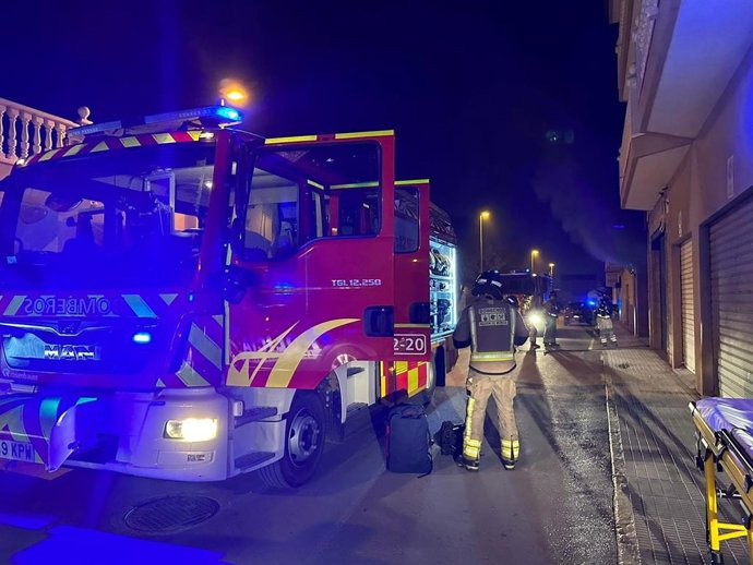 Fotos del incendio cedidas por CEIS