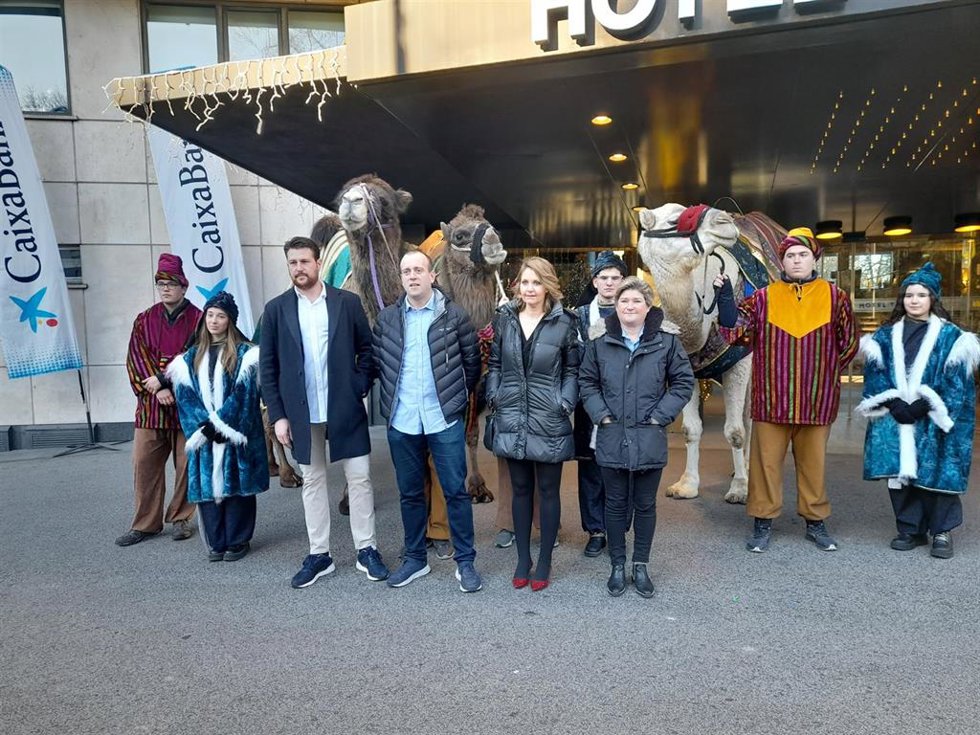Presentación de la Cabalgata de los Reyes Magos de Pamplona.