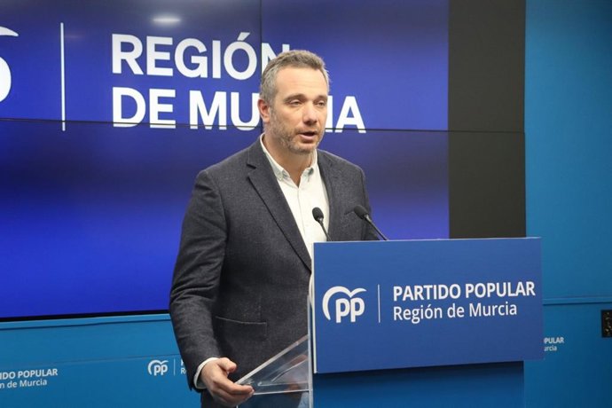 El vicesecretario de Organización, Comunicación y Electoral del PP de la Región de Murcia, Joaquín Segado