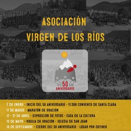 La Asociación Colonia Virgen de los Rasal celebran sus 50 años de servicio con un programa conmemorativo de actividades.