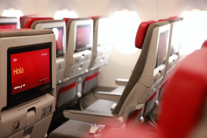 Iberia estrena su nuevo A350 Next en un vuelo Madrid-Buenos Aires.