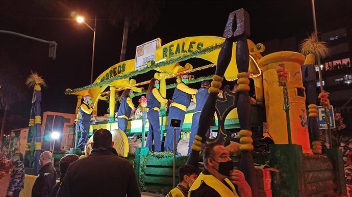 Participación de Correos en una cabalgara de los Reyes Magos