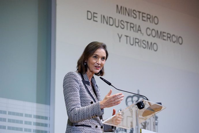 La ministra de Industria, Comercio y Turismo, Reyes Maroto.