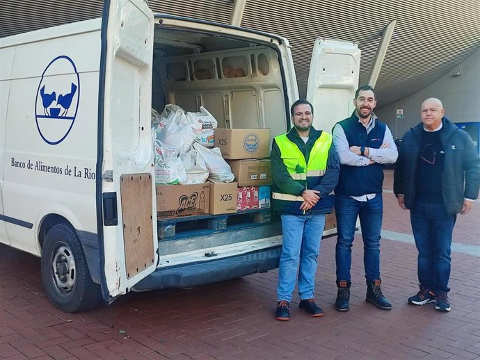 Logroño Deporte ha entregado 1.517 kilos de comida al Banco de Alimentos de la campaña 'Deporte por dos kilos'