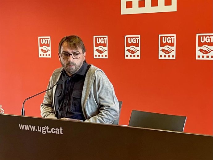 El secretario general de UGT de Catalunya, Camil Ros