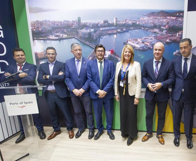 Archivo - Presencia del Puerto de Huelva en Fruit Attraction 2022.