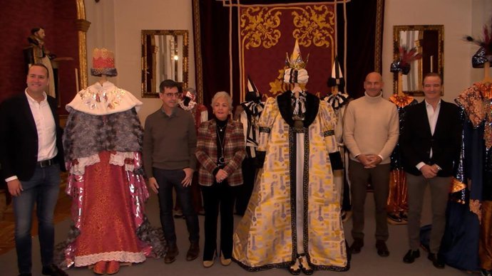 Presentación de los trajes de los Reyes Magos de Málaga 2023