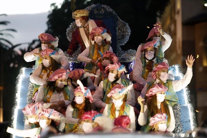 Archivo - Detalle de la Cabalgata de Reyes Magos de Málaga 2022