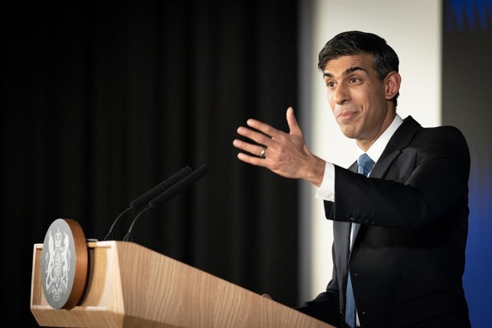El primer ministro británico, Rishi Sunak. 