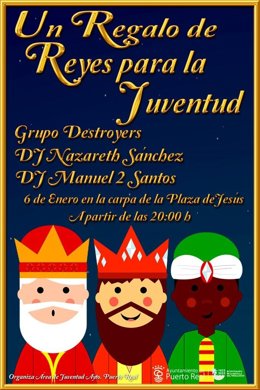 Cartel de la fiesta del 6 de enero de Puerto Real (Cádiz)