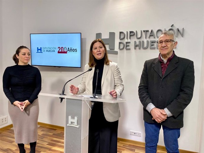 Presentación de la Cabalgata de Reyes Magos de Matalascañas en la Diputación de Huelva.