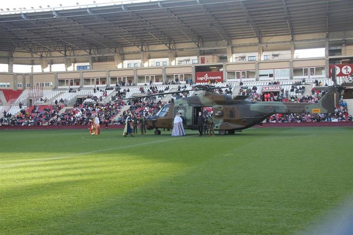 Llegada de los Reyes Magos al campo de Las Gaunas