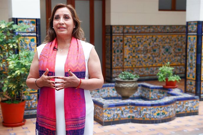 La presidenta de Perú, Dina Boluarte