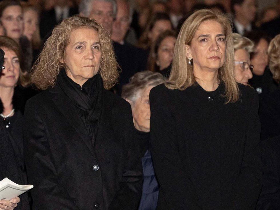 Doña Elena y Doña Cristina en una imagen de archivo