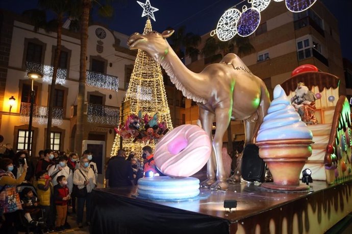 Cabalgata de los Reyes Magos de Adra (Almeria)