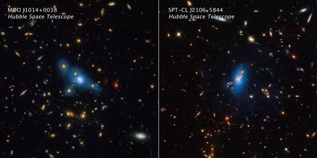 El Hubble Descubre Que La Luz Fantasma Entre Las Galaxias Se Remonta Muy Atrás En El Tiempo