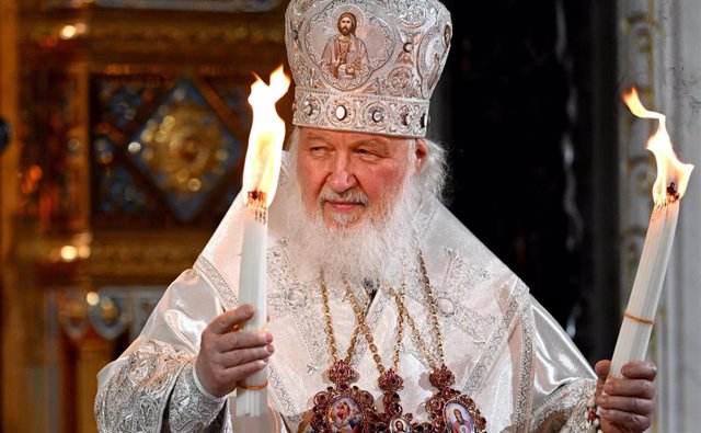 Archivo - El patriarca Kirill, líder de la Iglesia Ortodoxa de Rusia, en Moscú.